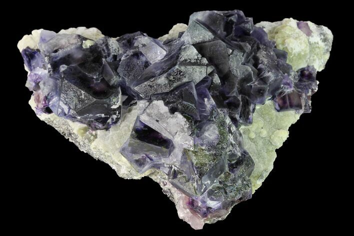 Multicolored Cubic Fluorite Crystals - Inner Mongolia #146951